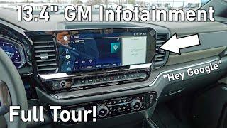 GM 13.4" Infotainment Screen Full Tour | Google Assistant Built In!