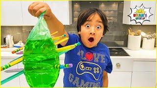 Top 5 Easy Science Experiments for kids to do at home with Ryan's World!