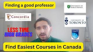 Easiest Courses In Canada | University & College Courses | Rate My Professor