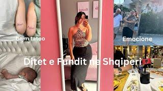 DITET E FUNDIT NE SHQIPERI || Bej tatoo | Emocone | VLOG| Stela Delia