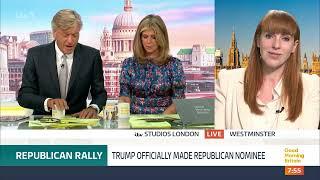 GMB: Angela Rayner on Labour Islamism, Council Tax rise, more housing and 2 child benefit (16July24)