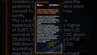 World Market News of the 27 November with FXOpen #usd #jpy #nzd #stocks #ftse #dax40 #gold #xauusd