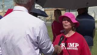 Trump supporters at Florida rally explain why they won't wear masks