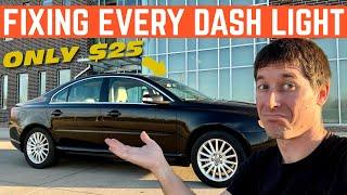 I Fixed EVERY Light On My CHEAP Volvo S80 For $25 (Christmas Tree Dash)