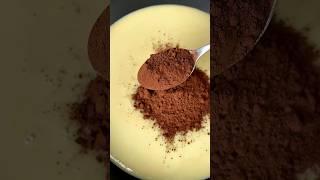 Mix condensed milk with cocoa! You will be thrilled!