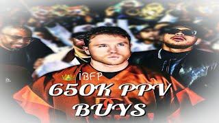 Canelo Alvarez does 650K PPV BUYS! Turki is in HELL!!!