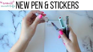 A FEW PLANNER HAULS | Stickers & New Fountain Pen! Nahvalur Key West Special Edition Review