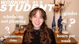 how I work part-time as a full-time student || should you have a job while in school?