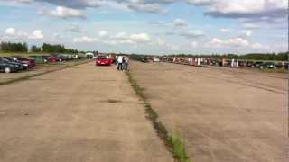 Audi Coupe 2.5 TDI vs BMW 325 turbo (Drag Race 16.06.2012, Jēkabpils)