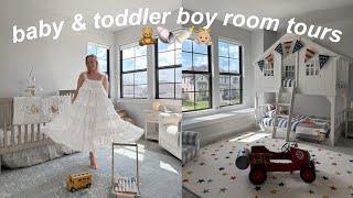 BABY BOY NURSERY + TODDLER BOY ROOM TOURS! Neutral, Beautiful & Cosy Decor Inspo