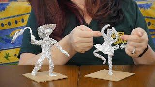 Aluminum Foil Action Figures