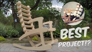 How To Build A Plywood Rocking Chair on a CNC Router - ARIBABOX