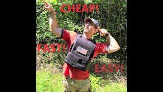 Cheapest Fastest Easiest Homemade Body Armor