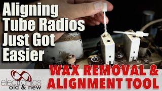A World First? Wax Removal / Alignment Tool for Tube Radio Restorations.  #pcbway#