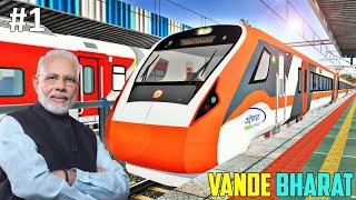 Vande Bharat Express Train Journey in Train Simulator - PC FHD GamePlay !