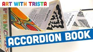 How to Create an Elements and Principles of Design Accordion Book - Art With Trista