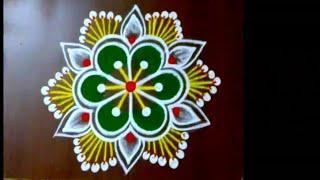 Margazhi madham Simple and Special Pooja Rangoli Design / Sashti / New / Rangoli / Festival / Kolam