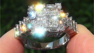 Certified Jewelry VS1/G Natural Diamond 14k White Gold Engagement Cocktail Estate Ring - C896