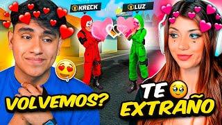 EMPAREJO CON MI EX DUA "LUZ GAMING" EN FREE FIRE Y NO CREERAS LO QUE PASO!!