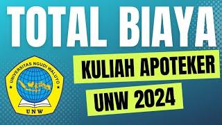 Biaya Profesi Apoteker di Universitas Ngudi Waluyo (UNW) tahun 2024