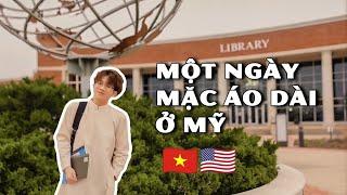 TRẢI NGHIỆM MỘT NGÀY MẶC ÁO DÀI ĐI HỌC Ở MỸ | utas