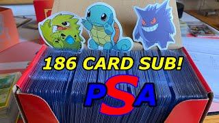 Sending in 186 Pokémon Cards to PSA!