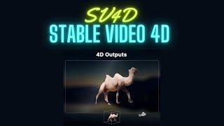 Stable Video 4D (SV4D) - Video to Video Generation AI Model - Install Locally