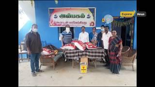 Mr.Santhanam Served Breakfast & Rice Grocery To Specialy Challenged Persons @Anbagam