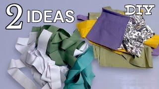 This is very beautiful! 2 Amazing Ideas Using Leftover Fabric - DIY