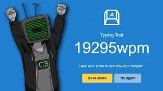 AUTOCLICKER vs The HUMAN BENCHMARK TEST (Typing Test)