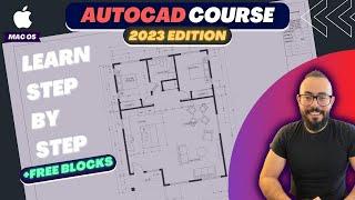 AutoCAD Mac 2023 Complete Course - Learn AutoCAD in One Video!