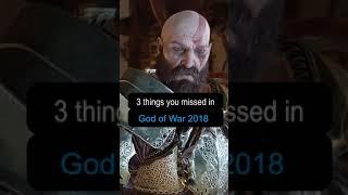 3 Things You Missed in God of War 2018