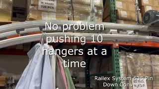 Railex System 635 Pin Down Garment Conveyor Intro