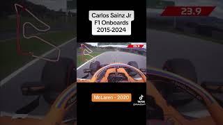 Carlos Sainz F1 Onboards 2015-2024