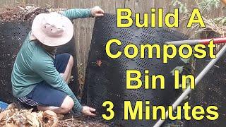 How To Set Up A GeoBin Compost Pile In Under 3 Minutes