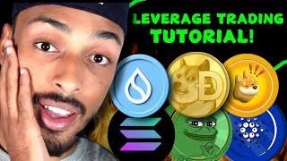 HOW TO TRADE CRYPTO ON LEVERAGE FOR BIG GAINS IN 2024!! SOLANA, SUI, SHIBA INU, PEPE, AND MORE!