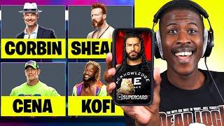 WWE 2K20 But I Used WWE SuperCard To Draft My Roster!