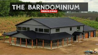 Finishing the Barndominium Exterior! Epic Final Drone Footage