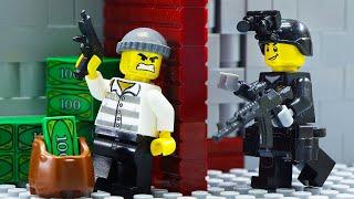 Идеальное ограбление Банка! Лего Ограбление Банка | Lego City Bank Robbery | Lego Russian