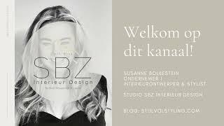 Welkom op het video kanaal van SBZ Interieur Design & Stijlvol Styling