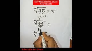 Easy Math Tricks. Easy Math Solution.