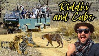 My dream comes True | Best Tiger Sighting in Ranthambore Zone 3 | Riddhi with 3 Tiger Cubs