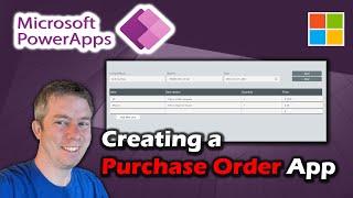 Creating a Custom Purchase Order App in Power Apps