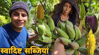 पहाड़ों की स्वादिष्ट पौष्टिक सब्जियां | the taste of uttarakhandi pahadi vegetables | RTK Vlogs