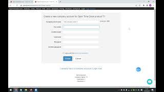 How to sign up account for product T1 in OpenTimeClock.com - Time Clock Software Free Employee App.