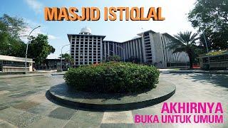 MASYA ALLAH INDAHNYA MASJID ISTIQLAL SETELAH DI RENOVASI DAN AKHIRNYA DI BUKA UNTUK UMUM | 4K⁶⁰