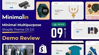 Minimalin - Minimal Multipurpose Shopify Theme OS 2.0 (Demo Review)