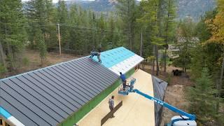 TRYING To Beat The RAIN - Installing A Standing Seam Metal Roof On Our BARNDOMINIUM