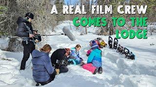 A Film Crew Visits the Lodge - Cross Country Skiing