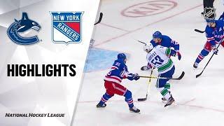 NHL Highlights | Canucks @ Rangers 10/20/19